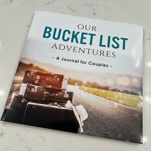 Bucket list adventure book for couples
